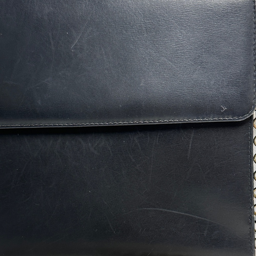 Salvatore Ferragamo Vintage Black Leather Flap Chain Link Shoulder Crossbody Bag - Picture 3 of 12